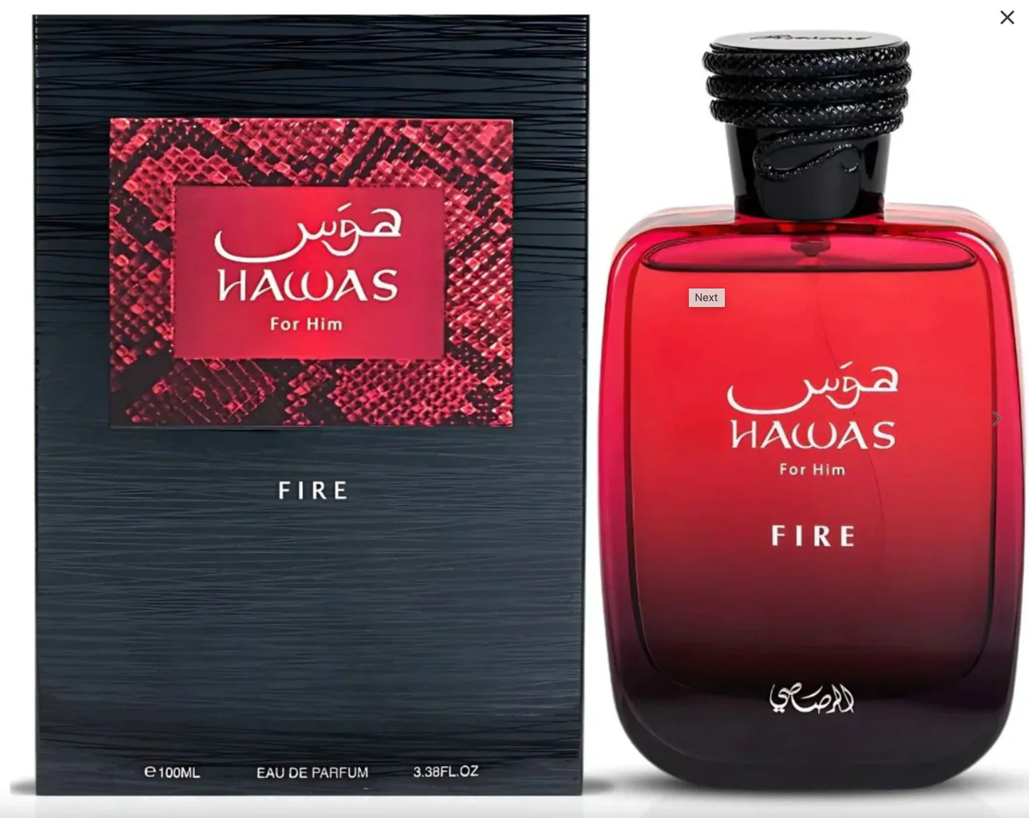 Rasasi Hawas Fire Men 3.38oz EDP Spray