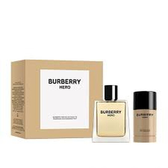 Burberry Hero Men 2 Pcs Set 3.3oz EDT Spray + 2.4oz DEO Stick