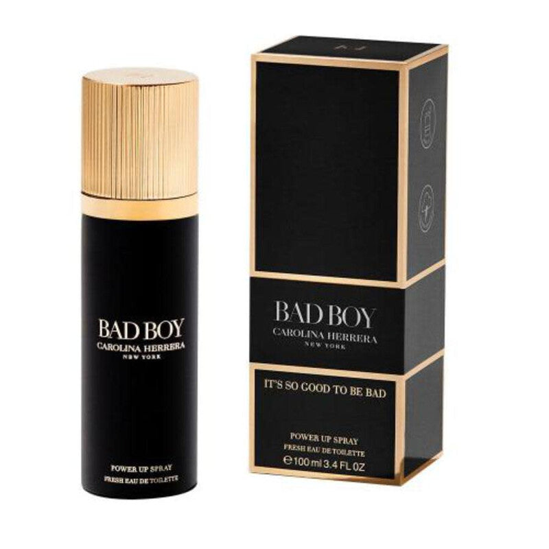 Carolina Herrera Bad Boy Power Up Men 3.33oz Spray (Body Spray)