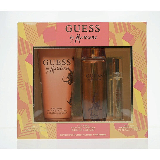 Guess Marciano Women 3Pcs Set 3.4oz EDP Spray + 6.7oz Body Lotion+ 0.5ozTravel Spray