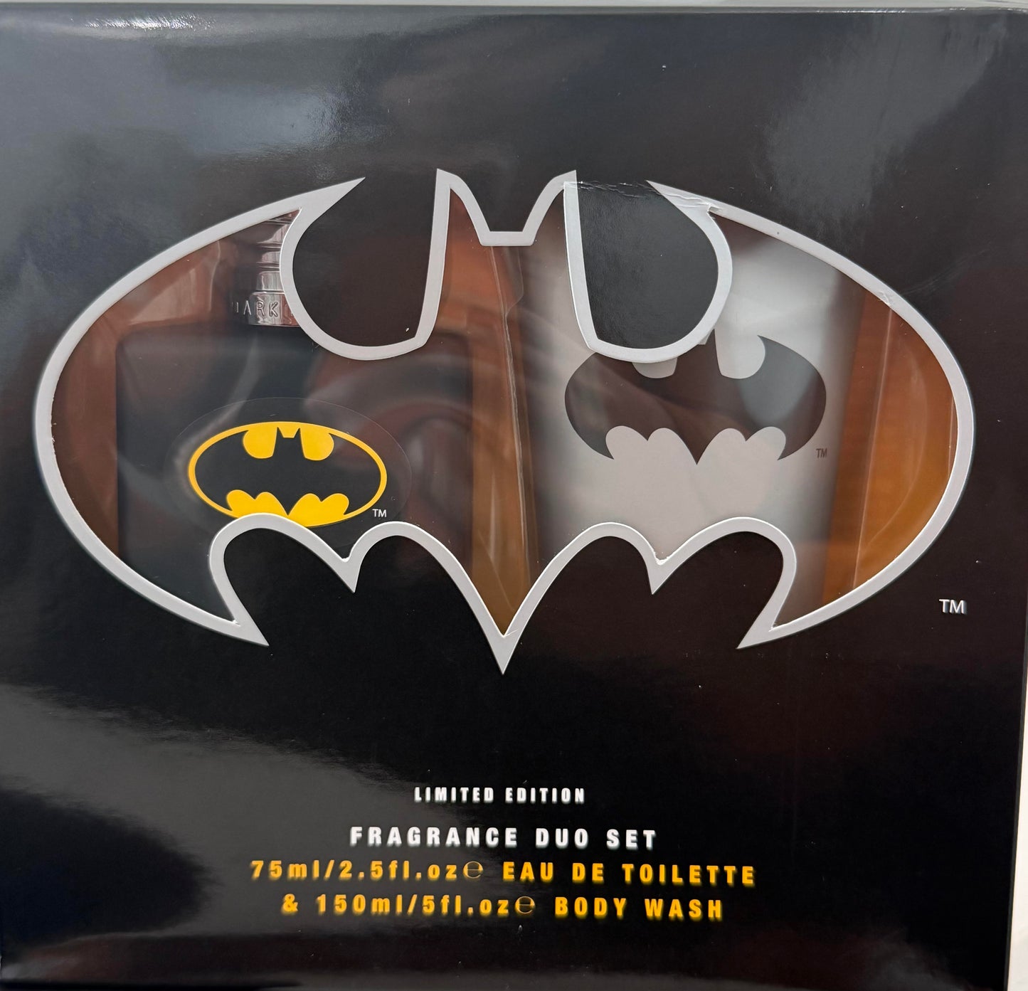 Batman 2Pcs Set 2.5oz EDT Spray + 5oz Body Wash