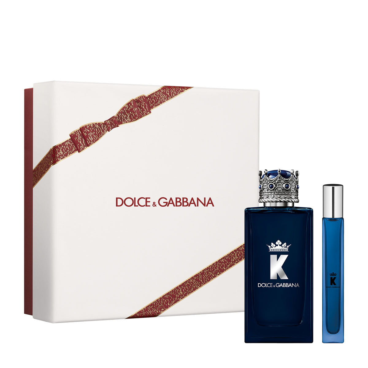 Dolce Gabbana King Men 2Pcs Set 3.3oz Parfum Spray + 10ml EDP Spray