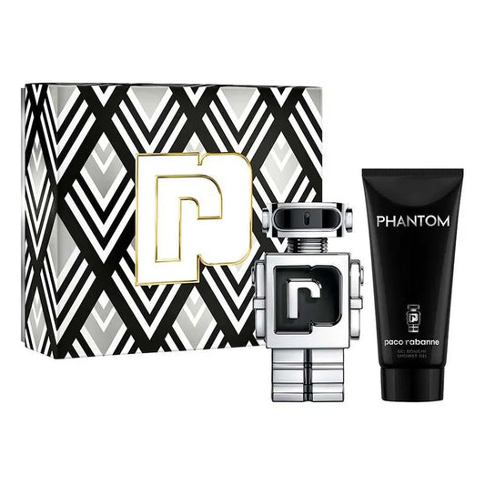 Paco Rabanne Phantom Men 2Pcs SET 3.4oz EDT + 3.4oz Shower Gel