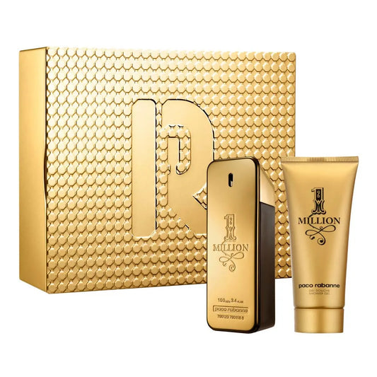 Paco Rabanne 1 Million Men 2 Pcs Set 3.4 oz EDT + Shower Gel