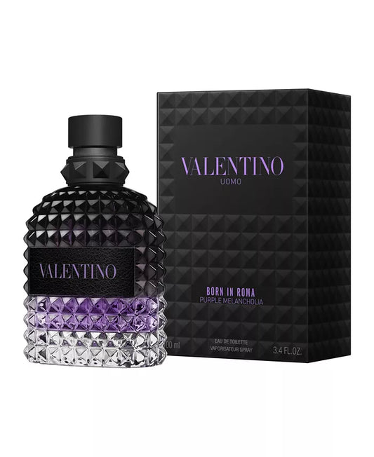 Valentino Uomo Born in Roma Purple Melancholia Men 3.4 oz EDT Spray