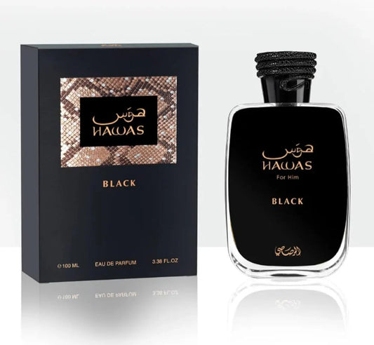 Rasasi Hawas Black Men 3.38 oz EDP Spray