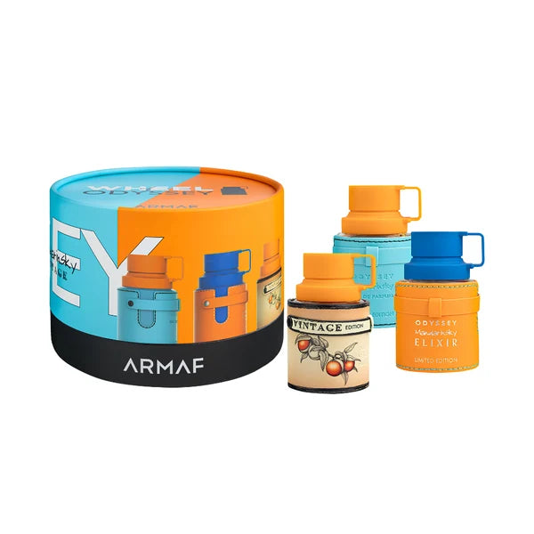 Armaf Odyssey 3 Pcs Set Mandarin Sky + Elixir+ Vintage 1.0EDP SPRAY