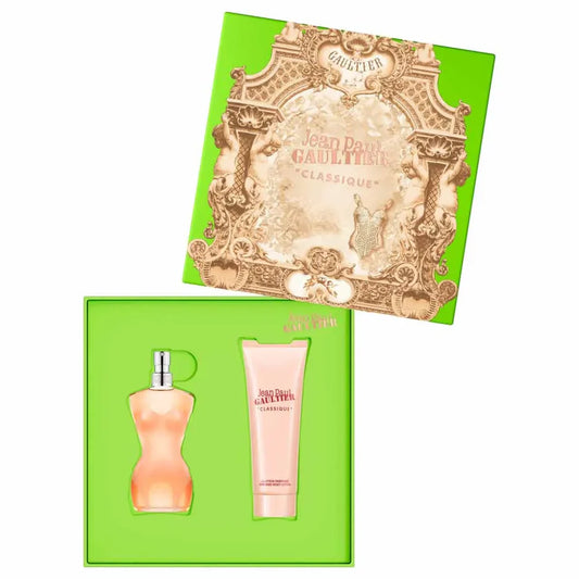 Jean Paul Gaultier Classique Women 2Pcs Set 1.7oz EDT  Spray + 1,7oz Body Lotion