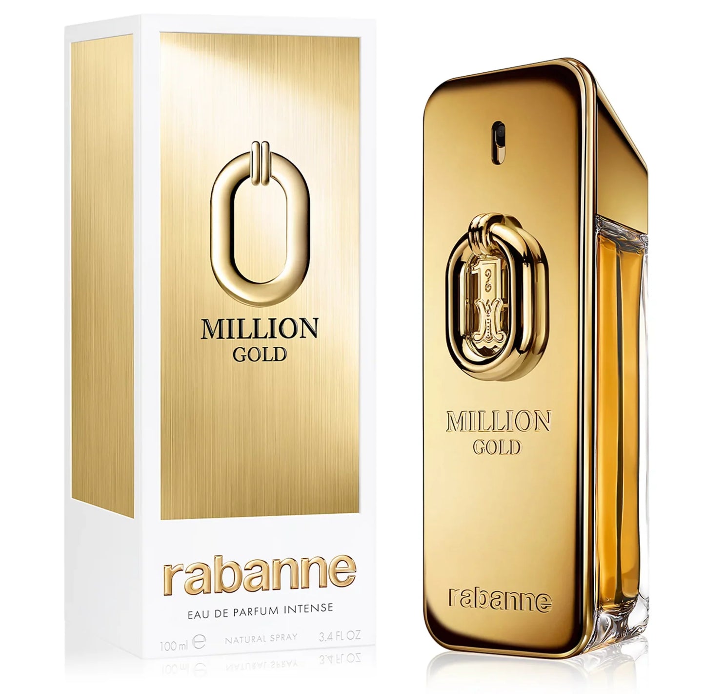 Paco Rabanne Million Gold Men 3.4 oz EDP Intense Spray