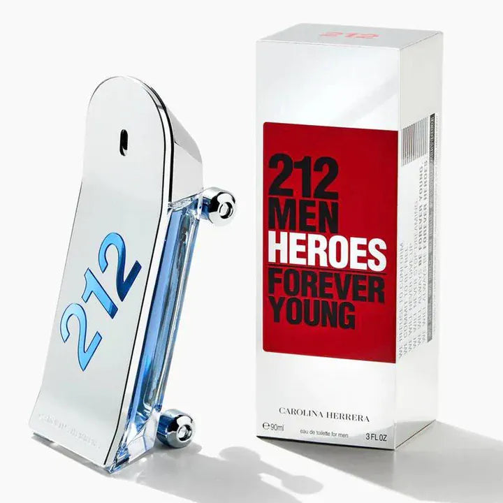 Carolina Herrera 212 Heroes Forever Young Men 3.0oz EDT Spray