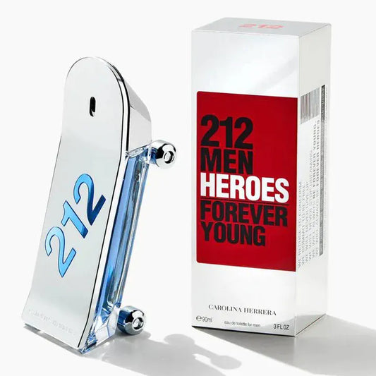 Carolina Herrera 212 Heroes Forever Young Men 3.0oz EDT Spray