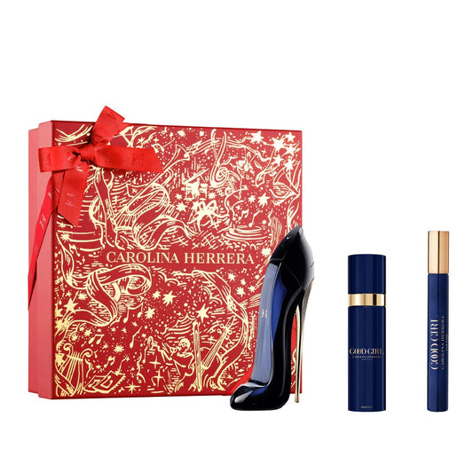 Carolina Herrera Good Girl 3Pcs Set 1.7oz EDP Spray +0.34 EDP Spray + Body Mist