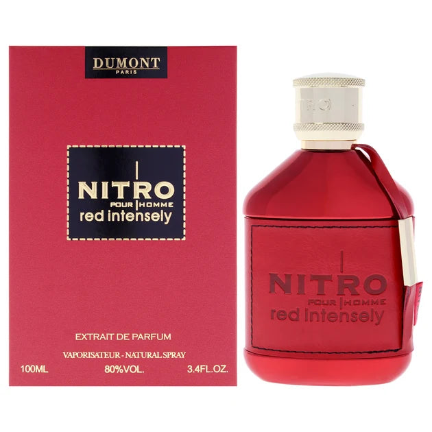 Dumont Nitro Red Intensely Men 3.4oz Extrait de Parfum Spray