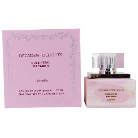 Lattafa Perfumes Decadent Delight Rose Petals Women 3.4oz EDP Spray