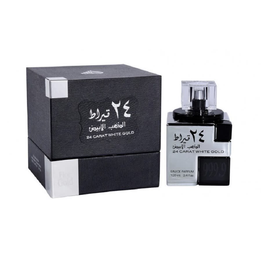 Lattafa Perfumes 24 Carat White Gold 3.4oz EDP Spray