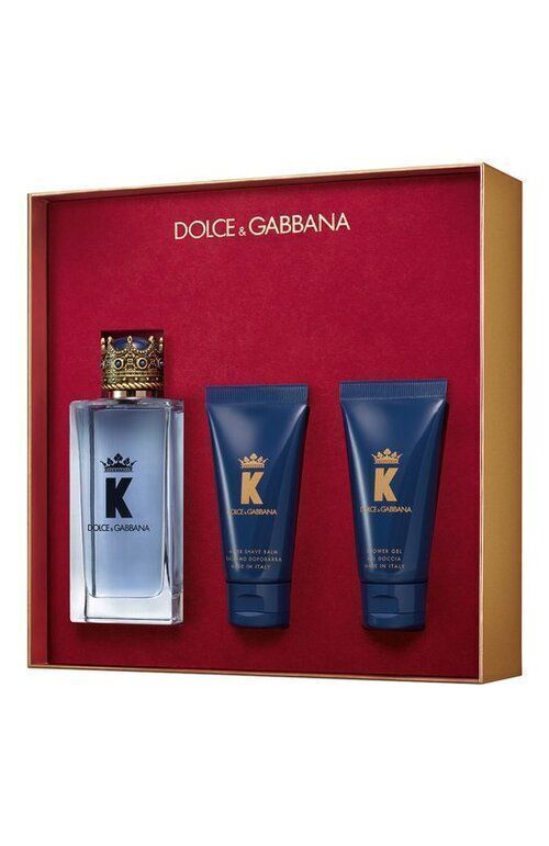 Dolce and Gabbana Dolce & Gabbana (King) 3Pcs Men  EDT 3.3oz-After Shave 1.7oz-Showe Gel 1.7oz