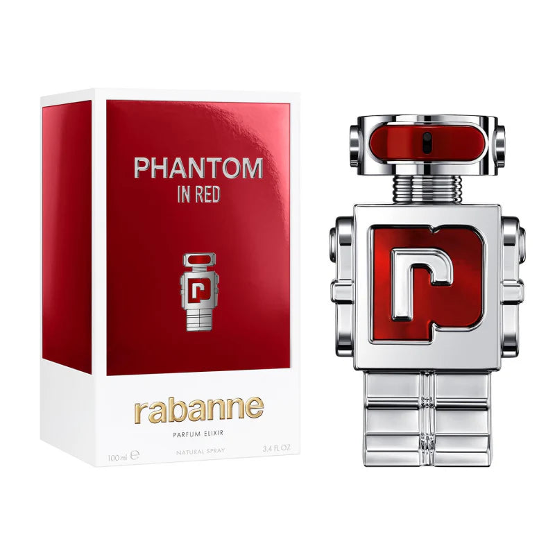 Paco Rabanne Phantom in Red Men 3.4 oz Parfum Elixir Spray