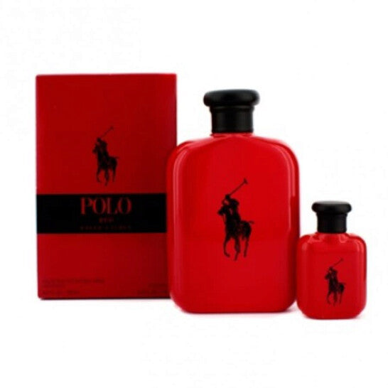 Ralph Lauren Polo Red Men 2 Pcs Set 4.2 oz EDT Spray + 15ml EDT Spray