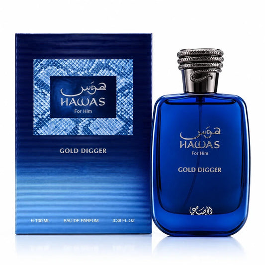 Rasasi Hawas Gold Digger 3.4oz EDP Spray