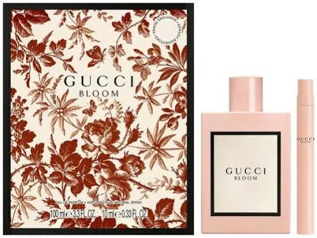 Gucci Bloom 2Pcs Women Set 3.3oz EDP Spray 10ml EDP Spray